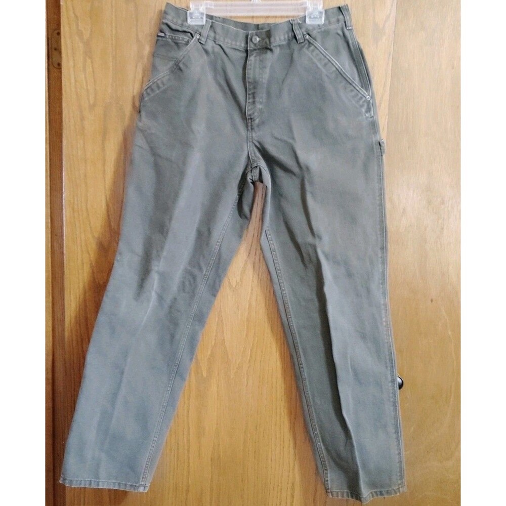 Sorel Carpenter Pants 34 x 32 Gray Duck Canvas 100% Cotton Workwear